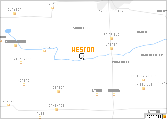 map of Weston