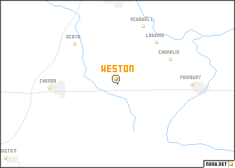 map of Weston