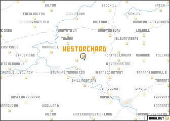 map of West Orchard