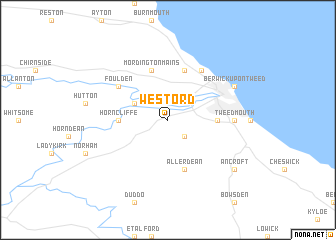 map of West Ord
