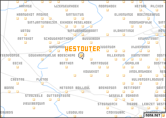 map of Westouter