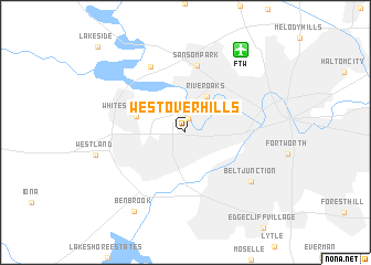 map of Westover Hills