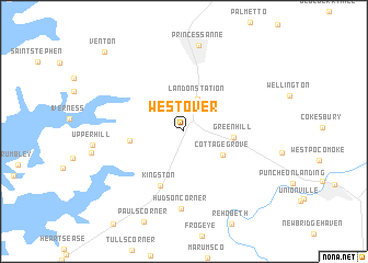 map of Westover