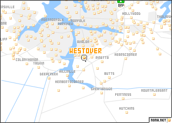 map of Westover