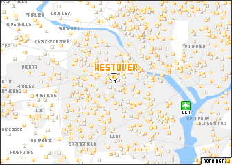 map of Westover