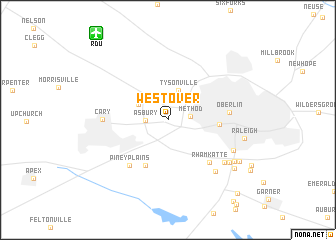 map of Westover