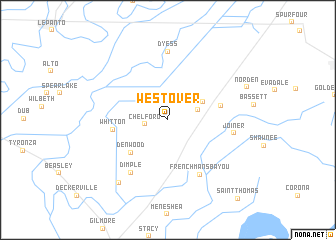 map of Westover