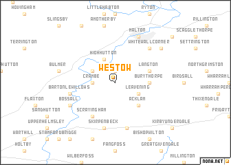 map of Westow