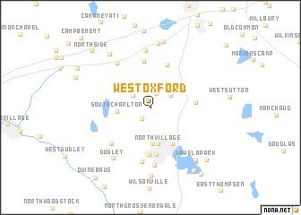 map of West Oxford