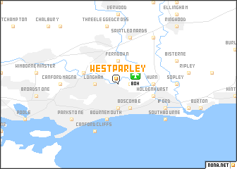 map of West Parley