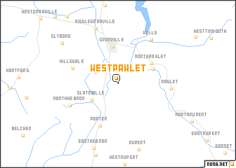 map of West Pawlet