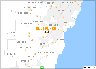 map of West Perrine