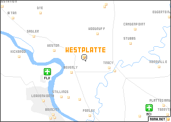 map of West Platte