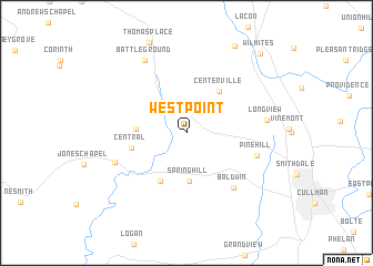 map of West Point