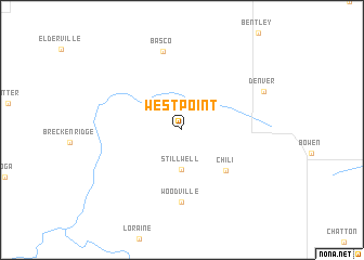 map of West Point