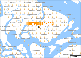 map of West Purbba Kāndi