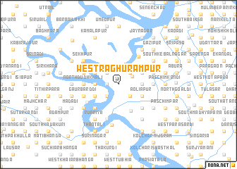 map of West Raghurāmpur