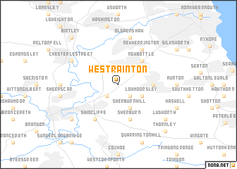 map of West Rainton
