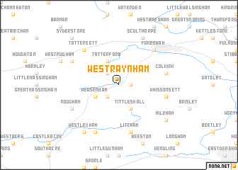 map of West Raynham