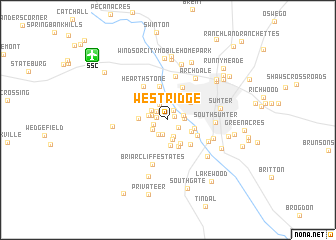 map of West Ridge