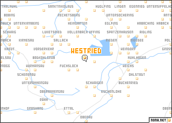 map of Westried