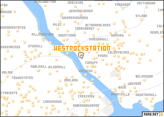 map of West Rock Station