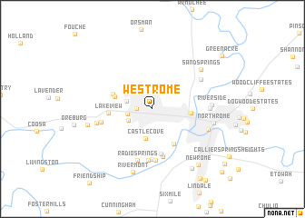 map of West Rome