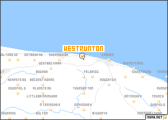 map of West Runton