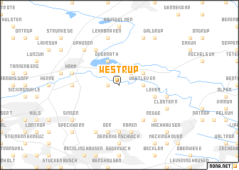 map of Westrup