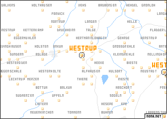 map of Westrup