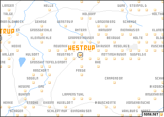 map of Westrup