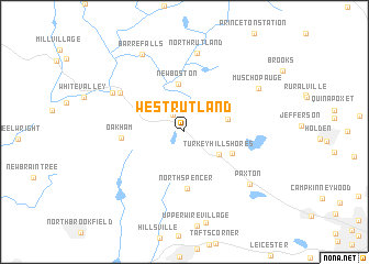 map of West Rutland