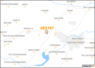 map of Westry