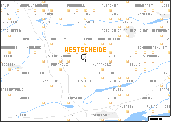 map of Westscheide