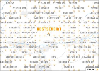 map of Westscheidt