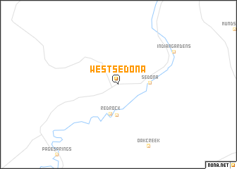map of West Sedona