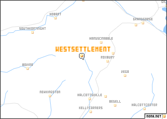 map of West Settlement