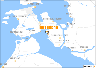 map of West Shore