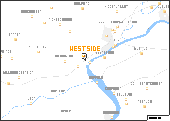 map of Westside