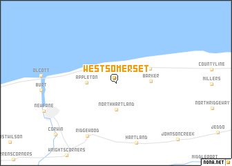 map of West Somerset