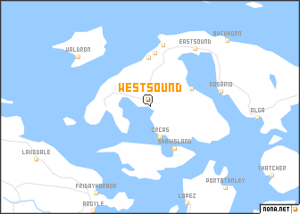 map of West Sound