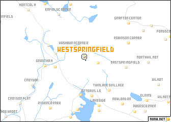 map of West Springfield