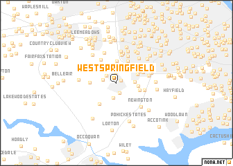 map of West Springfield