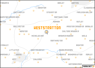 map of West Stratton