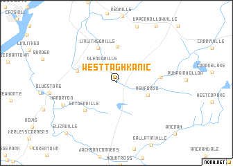 map of West Taghkanic