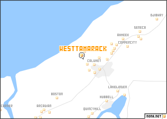 map of West Tamarack