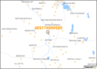 map of West Thompson