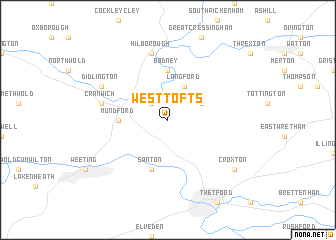 map of West Tofts