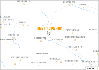 map of West Topsham