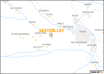 map of West Valley